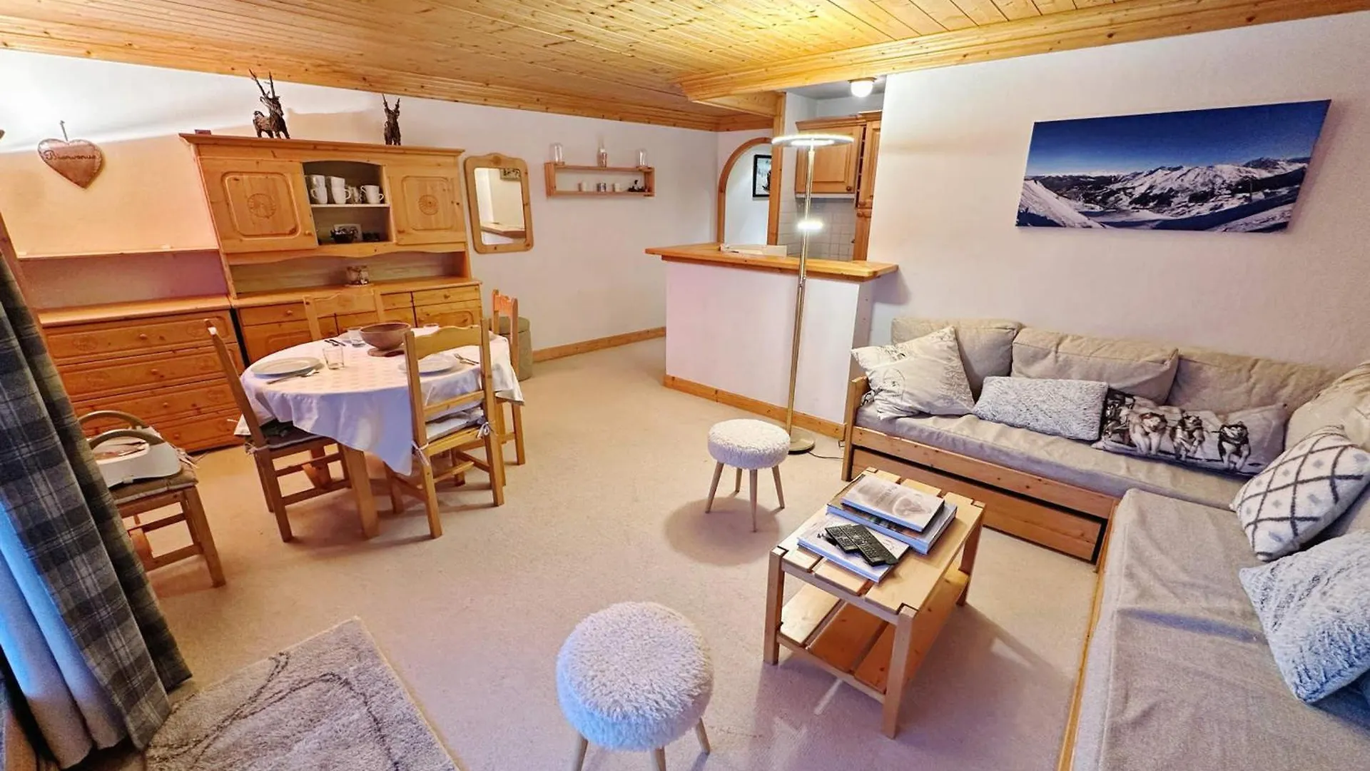 Charmant 3 Pieces A Meribel, 5 Pers, Balcon, Wifi, Garage - Fr-1-411-969 Les Allues